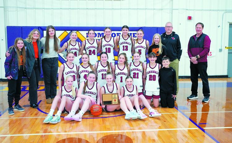 The Cardinals, District 3 Championship Team. Photo by Larry Stokke.