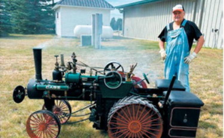 It’s time to get your parade entry ready for the 33rd Annual Pioneer Machinery Show parade on Sunday, Sept 13. John is busy getting the Museum’s miniature Case steamer fired up for the parade. The parade begins at 1:00 p.m. Enter by 11:00 a.m. to be eligible for cash prizes. Show red, white, and blue in the parade as the event celebrates centennial farms, veteran Quilt of Honor recipients, and the 250th of the U.S.A. Photo and information courtesy Pembina County Historical Museum.