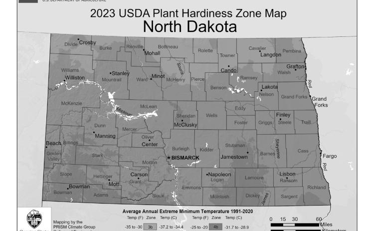 Studying the most current USDA hardiness zone map can be incredibly helpful when planning a perennial garden. (USDA photo)