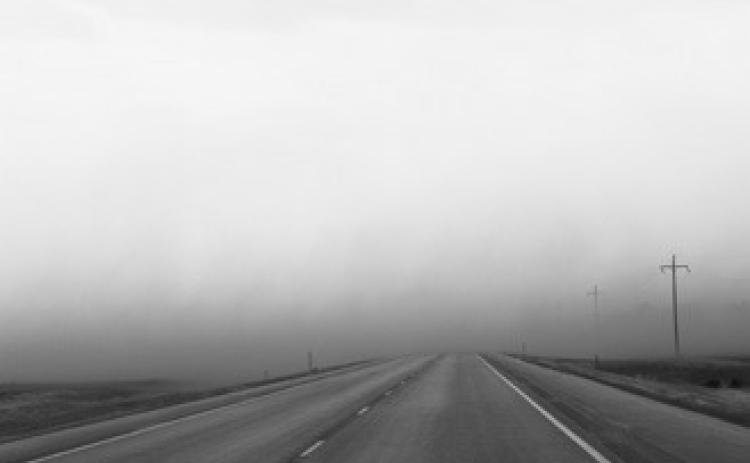 Dust could have been mistaken for fog while driving during high winds. Photo by Andrea Johnston.