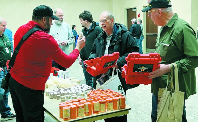 This hands-on workshop is designed for farmers, their families and employees to learn how to manage traumatic farm injuries and build their own farm first-aid kits. (Photo by North Dakota Farm Bureau).